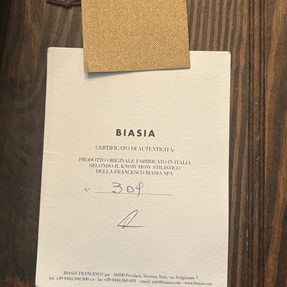 Limited Edition 30 Years Biasia Genuine Leather Snake Bag Metallic Purple Silver - Picture 2 of 13